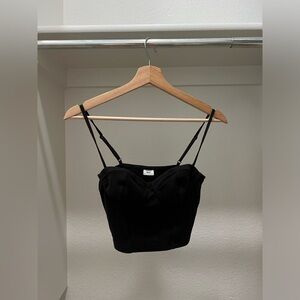 Aritzia Tops - Sunday Best Bustier Crop - Black